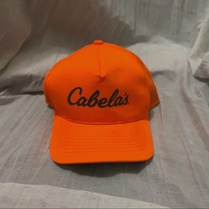 Cabela’s orange trucker hat